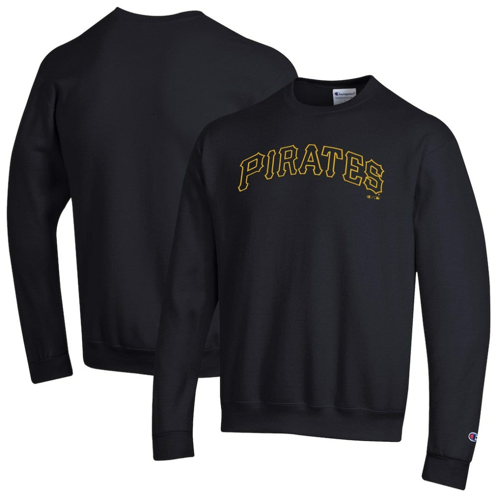 Pittsburgh Pirates Champion Powerblend Wordmark Sweatshirt - Black