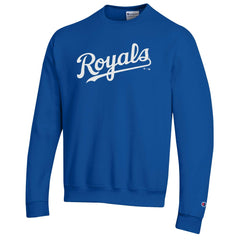 Kansas City Royals Champion Powerblend Wordmark Sweatshirt - Royal