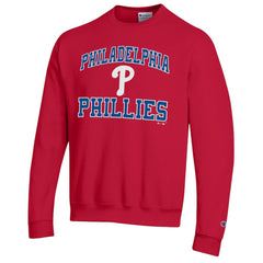 Philadelphia Phillies Champion Heart & Soul Powerblend Sweatshirt - Red