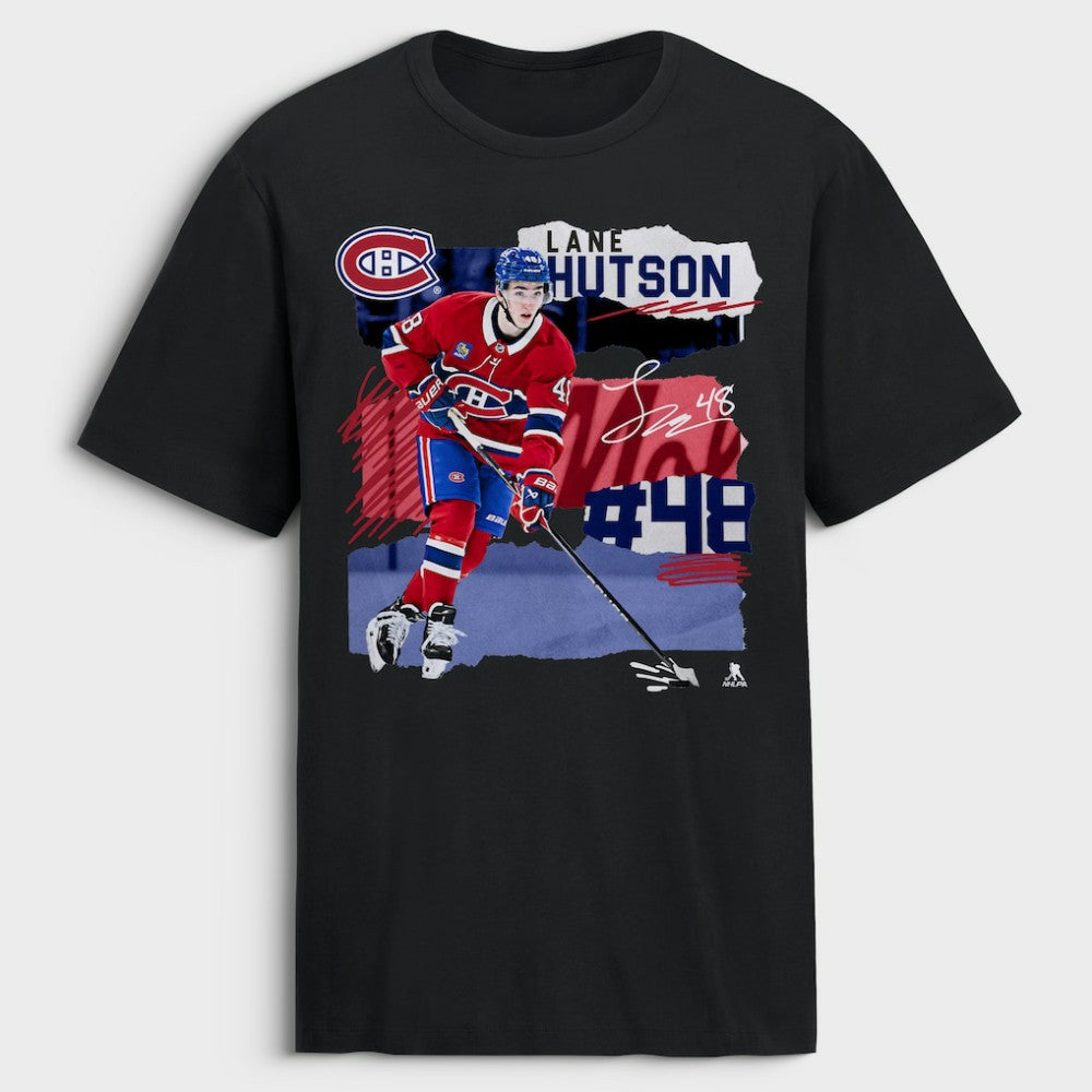 Lane Hutson Montreal Canadiens Fresh Ice T-Shirt