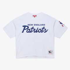 NFL New England Patriots Women's Head Coach Cropped T-Shirt