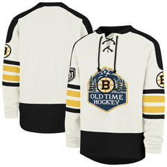 Boston Bruins '47 Pond Hockey Trio Eternal Lacer Sweatshirt