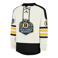 Boston Bruins '47 Pond Hockey Trio Eternal Lacer Sweatshirt