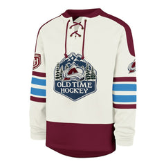 Colorado Avalanche '47 Pond Hockey Trio Eternal Lacer Sweatshirt