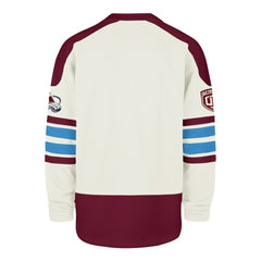 Colorado Avalanche '47 Pond Hockey Trio Eternal Lacer Sweatshirt