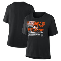 Baltimore Orioles Women's 2026 Spring Training Grapefruit League Hometown Special T-Shirt - Black