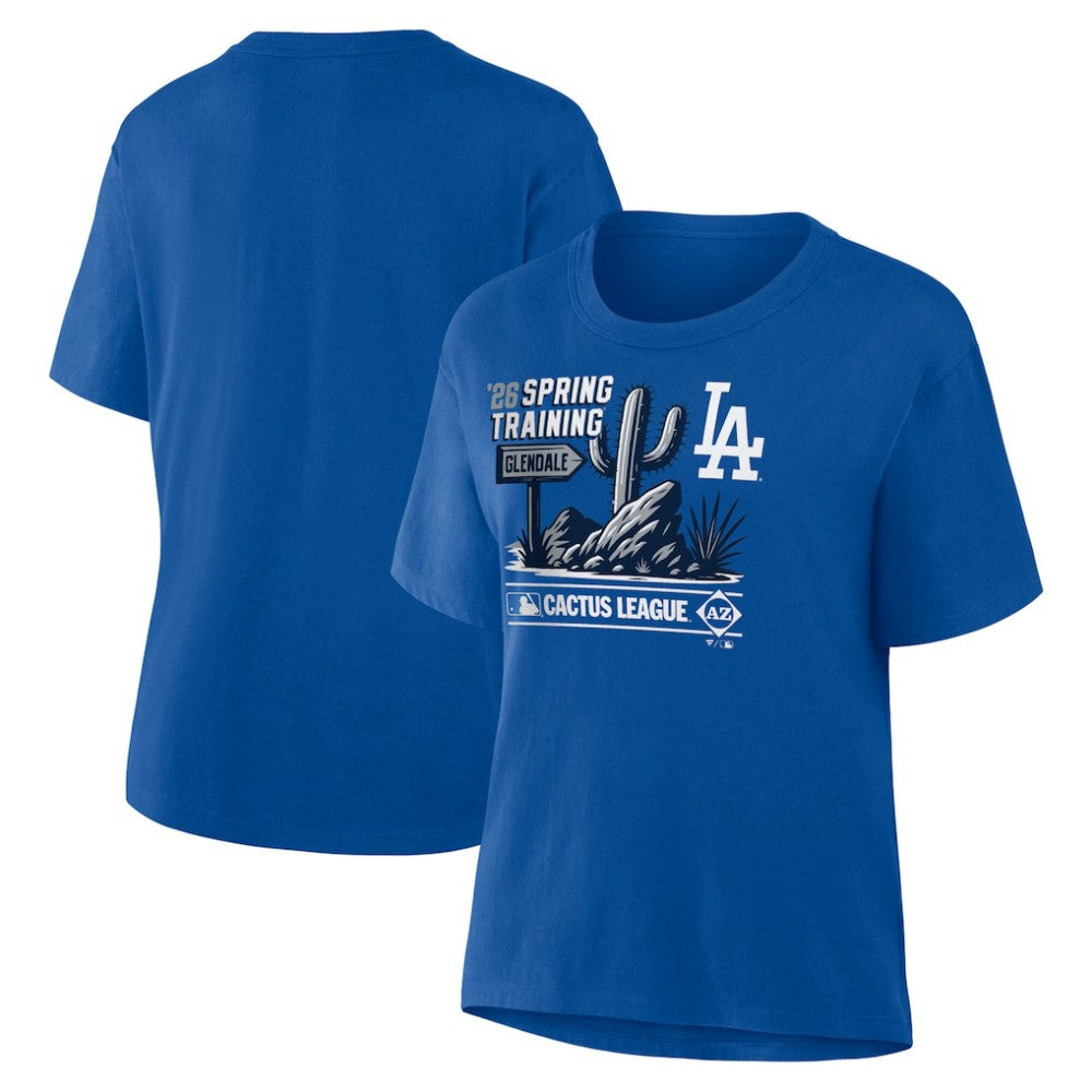 Los Angeles Dodgers Women's 2026 Spring Training Cactus League Hometown Special T-Shirt - Royal