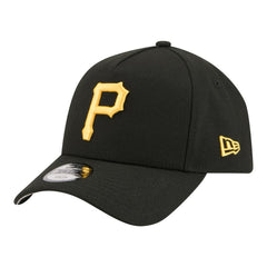 Pittsburgh Pirates Youth 9FORTY A-Frame Adjustable Hat - Black | New Era