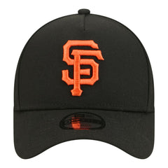San Francisco Giants Youth 9FORTY A-Frame Adjustable Hat - Black | New Era