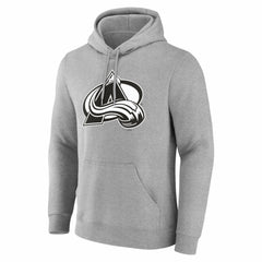 Colorado Avalanche Big & Tall Personalized Name & Number Monochrome Pullover Hoodie