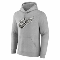 Detroit Red Wings Big & Tall Personalized Name & Number Monochrome Pullover Hoodie