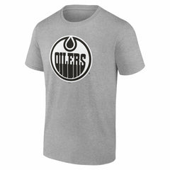 Edmonton Oilers Big & Tall Personalized Name & Number Monochrome T-Shirt