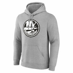New York Islanders Big & Tall Personalized Name & Number Monochrome Pullover Hoodie