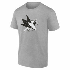 San Jose Sharks Big & Tall Personalized Name & Number Monochrome T-Shirt