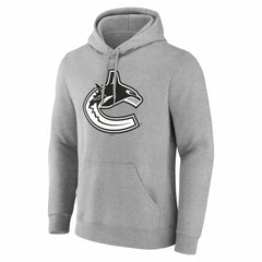 Vancouver Canucks Big & Tall Personalized Name & Number Monochrome Pullover Hoodie