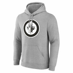 Winnipeg Jets Big & Tall Personalized Name & Number Monochrome Pullover Hoodie
