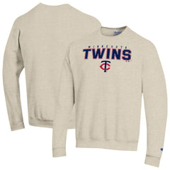 Minnesota Twins Champion Eco Powerblend Sweatshirt - Oatmeal