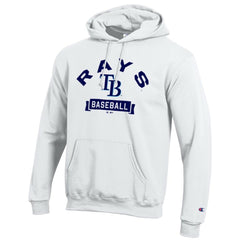 Tampa Bay Rays Champion Eco Powerblend Hoodie - White