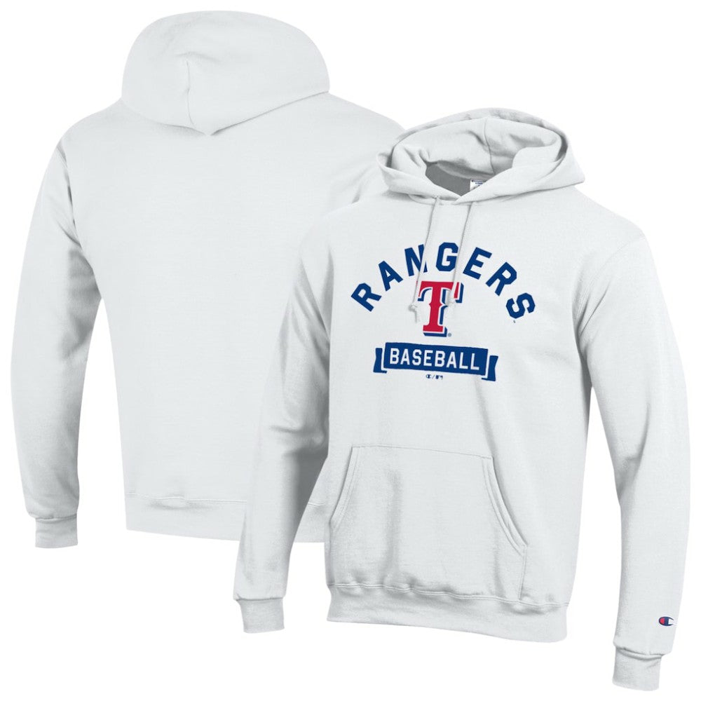 Texas Rangers Champion Eco Powerblend Hoodie - White
