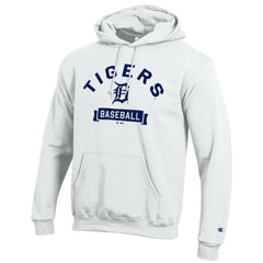 Detroit Tigers Champion Eco Powerblend Hoodie - White