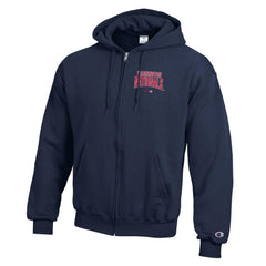 Washington Nationals Champion Eco Powerblend Full-Zip Hoodie - Navy