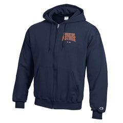 Houston Astros Champion Eco Powerblend Full-Zip Hoodie - Navy