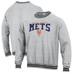 New York Mets Champion Reverse Weave Sweatshirt - Black