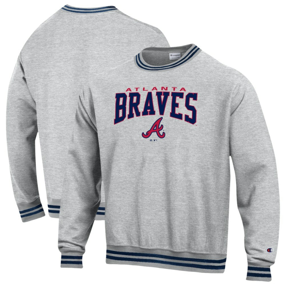 Atlanta Braves Champion Reverse Weave Sweatshirt - Navy