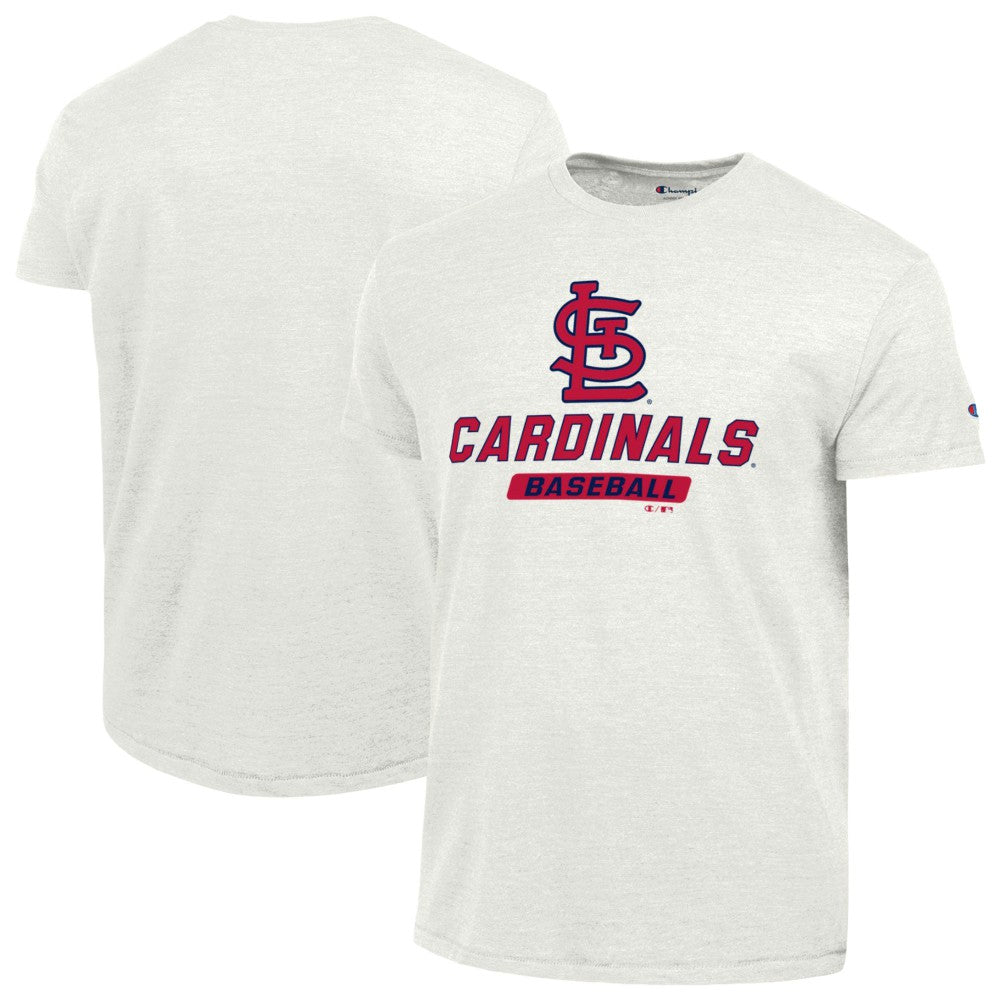 St. Louis Cardinals Champion Ultimate Tri-blend T-Shirt - White