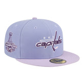 Washington Capitals New Era Lavender Bloom 59FIFTY Fitted Hat