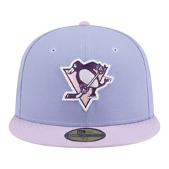 Pittsburgh Penguins New Era Lavender Bloom 59FIFTY Fitted Hat
