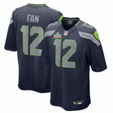 NFL Seattle Seahawks 12s Super Bowl LX Patch Game Jersey