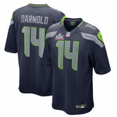 NFL Seattle Seahawks Sam Darnold Super Bowl LX Patch Game Jersey