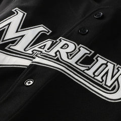 Miguel Cabrera Miami Marlins Big & Tall Cooperstown Mesh Batting Practice Jersey - Black | Mitchell & Ness