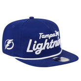 Tampa Bay Lightning New Era Team Text Golfer Adjustable Hat