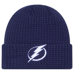 Tampa Bay Lightning New Era Waffle Cuffed Knit Hat