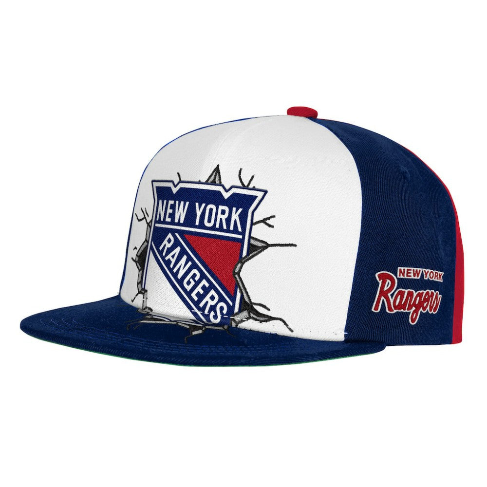 New York Rangers Mitchell & Ness Youth Mascot Snapback Hat