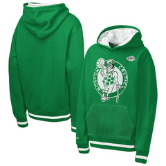 Boston Celtics Youth Playmaker Fashion Fleece Hoodie - Kelly Green | Mitchell & Ness sale