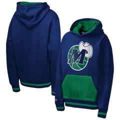 Dallas Mavericks Youth Playmaker Fashion Fleece Hoodie sale - Navy | Mitchell & Ness online