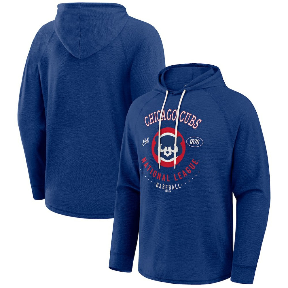 Chicago Cubs Darius Rucker Collection Raglan Hooded Long Sleeve T-Shirt - Royal