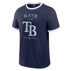 Tampa Bay Rays Darius Rucker Collection Washed Ringer T-Shirt - Navy