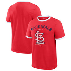 St. Louis Cardinals Darius Rucker Collection Washed Ringer T-Shirt - Red