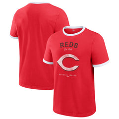Cincinnati Reds Darius Rucker Collection Washed Ringer T-Shirt - Red