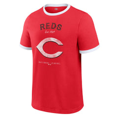 Cincinnati Reds Darius Rucker Collection Washed Ringer T-Shirt - Red