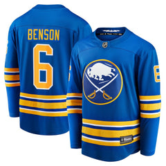 Zach Benson Buffalo Sabres Fanatics Home Breakaway Jersey