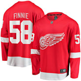 Emmitt Finnie Detroit Red Wings Fanatics Home Breakaway Jersey