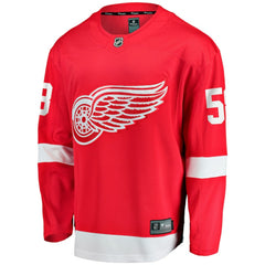 Emmitt Finnie Detroit Red Wings Fanatics Home Breakaway Jersey