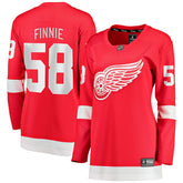 Emmitt Finnie Detroit Red Wings Fanatics Women's Home Breakaway Jersey