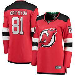 Arseny Gritsyuk New Jersey Devils Fanatics Women's Home Breakaway Jersey