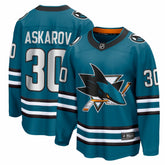 Yaroslav Askarov San Jose Sharks Fanatics Home Breakaway Jersey